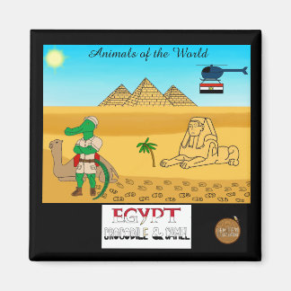Djur i världen, Egypten: Krokodil & Kamel Magnet