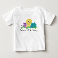 Djur i Zoo Baby's 1-årsdag