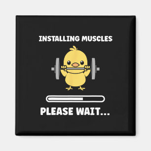 Djur Installerar Muskler Fitness Bodybuilding K Magnet