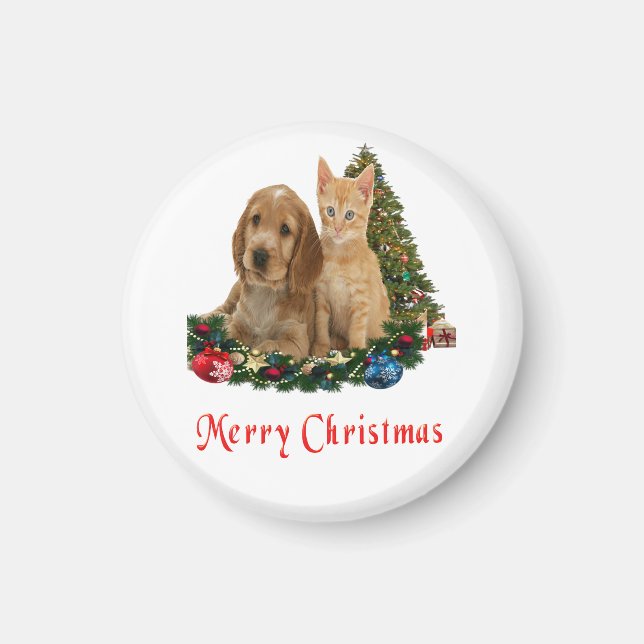 Djur jul magnet (Framsidan)