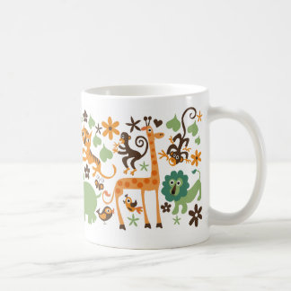 djur kaffemugg för djungel
