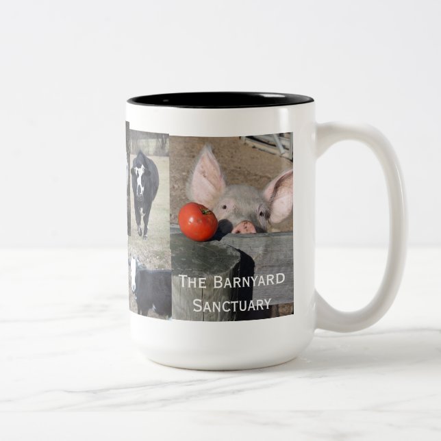 djur kaffemugg för lantgård (Höger)