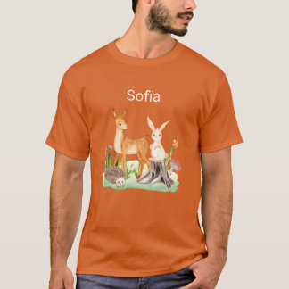 Djur kanin igelkott Sofia present T Shirt