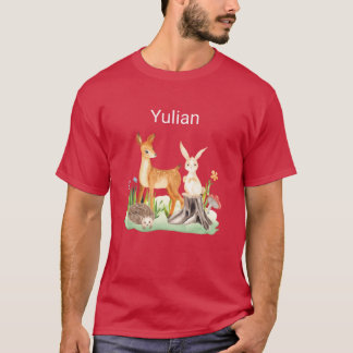 Djur kanin igelkott Yulian flicka T Shirt