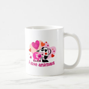 Djur kärlek kaffemugg