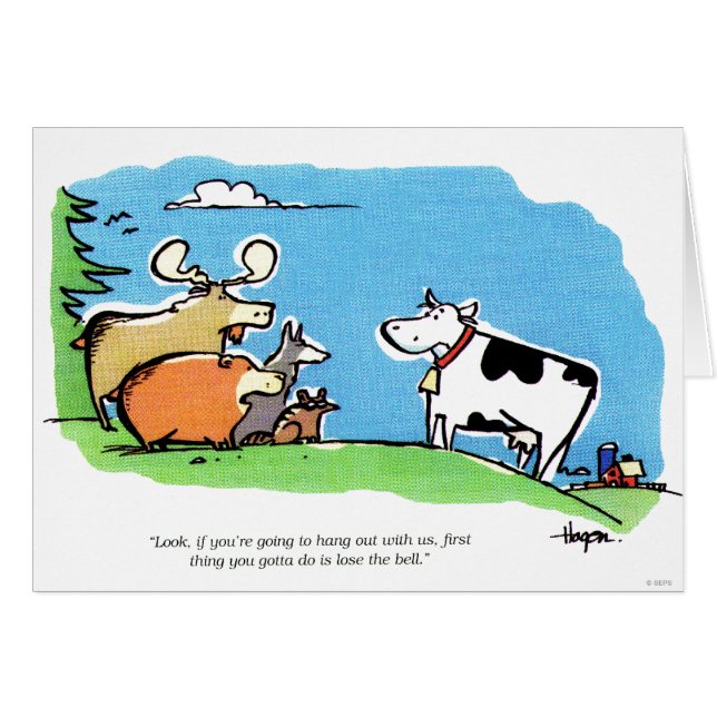 Djur klickar OBS kort (Framsidan Horizontal)