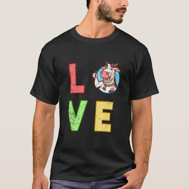 Djur Ko T Shirt (Framsida)