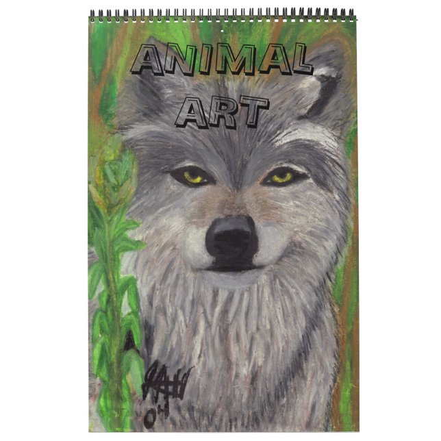 DJUR KONST  KALENDER (Omslag)