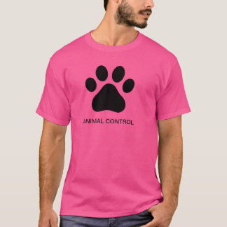 Djur kontrollerar utslagsplatsskjortan tee shirt