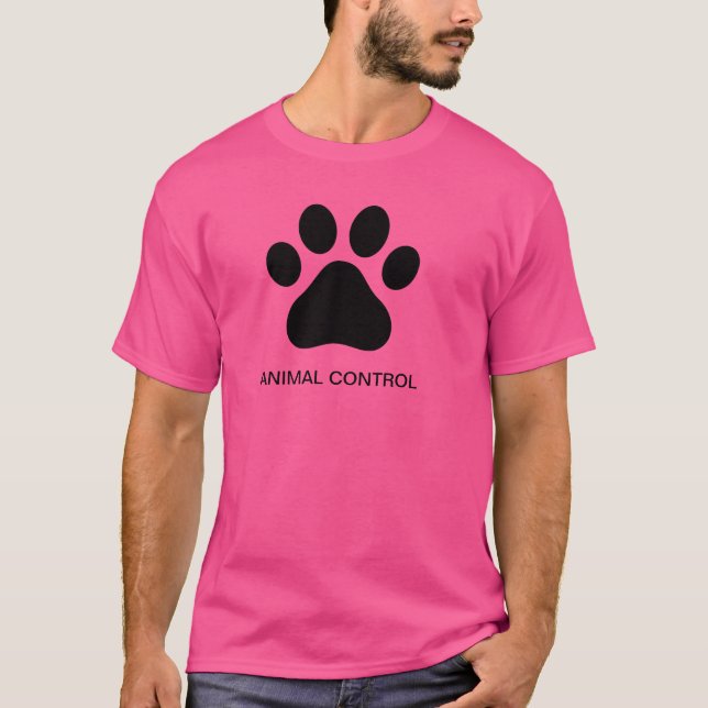Djur kontrollerar utslagsplatsskjortan tee shirt (Framsida)