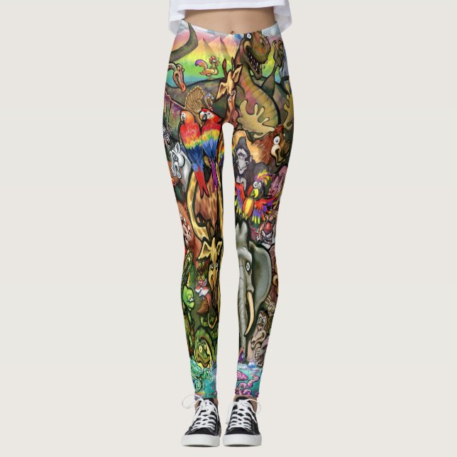 Djur Leggings (Framsida)