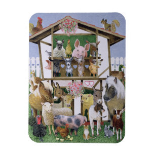 Djur lekstuga magnet