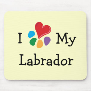 Djur Lover_I hjärta min Labrador Musmatta