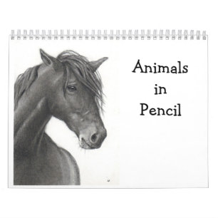 DJUR MED BLYERTS: REALISMTECKNINGKALENDER KALENDER