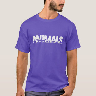 Djur med djur siluett present t shirt