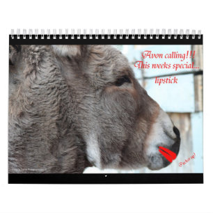 Djur med inställning kalender