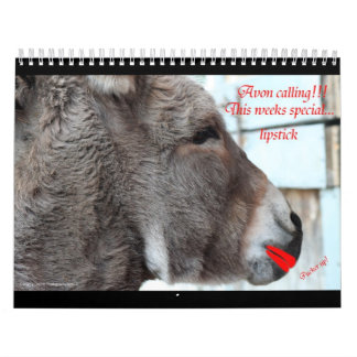 Djur med inställning kalender