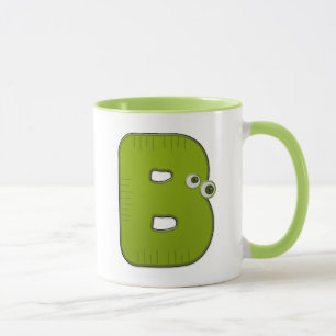 djur monogram - B Mugg
