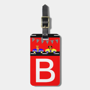 Djur och bilar bagagebricka