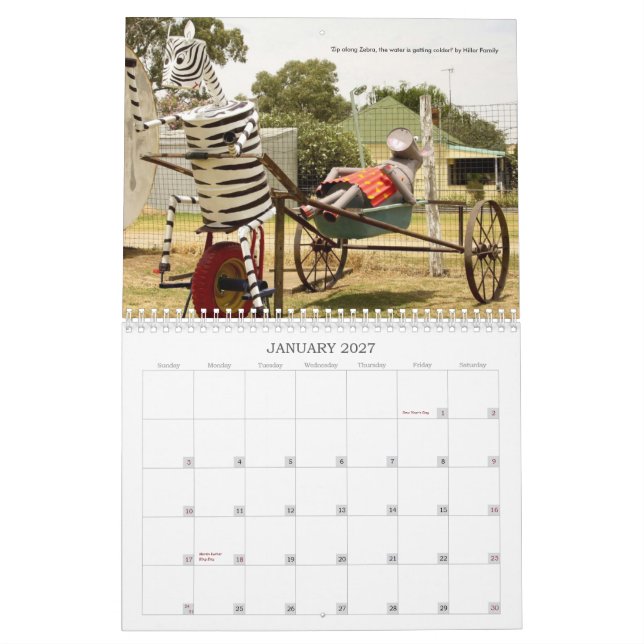 Djur på Bikes 2011 Ezy Rider Kalender (Jan 2027)