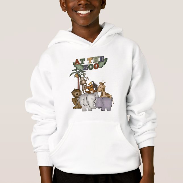 Djur på de Zootshirtsna och gåvorna T-shirt (Framsida)