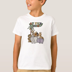 Djur på de Zootshirtsna och gåvorna Tee Shirt