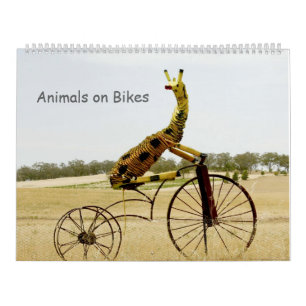 Djur på kalender för cyklar 2013