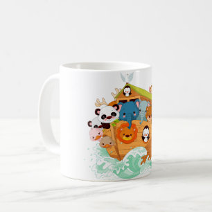 Djur på Noahs Art Mugg