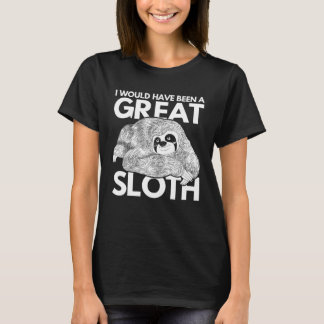 Djur på zoo jag skulle ha varit en bra sengångare t shirt