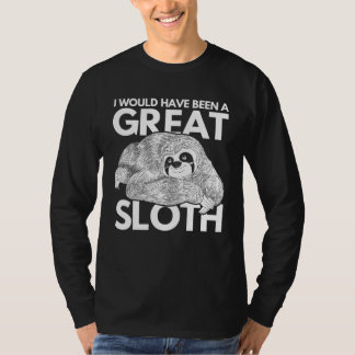 Djur på zoo jag skulle ha varit en bra sengångare t shirt