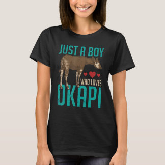 Djur på zoo Pojkar Afrika Safari Zoouppfödare Söt T Shirt
