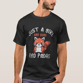 Djur Panda Björn Bambu Röd Panda T Shirt