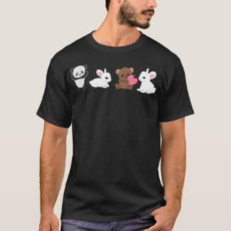 Djur panda kanin björn djurrättsaktivist g t shirt