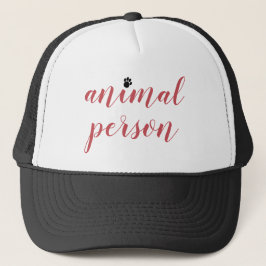 Djur Person Tassavtryck Rosa Citat Keps