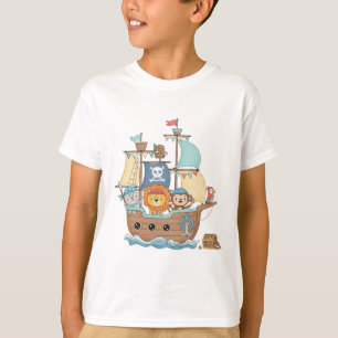 Djur Piratskeppsäventyr T Shirt
