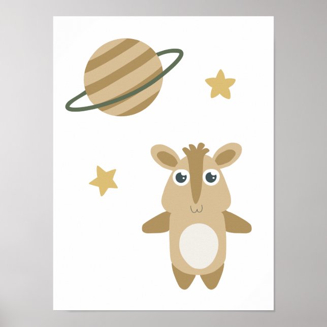Djur planet Stars Kids Poster (Framsidan)
