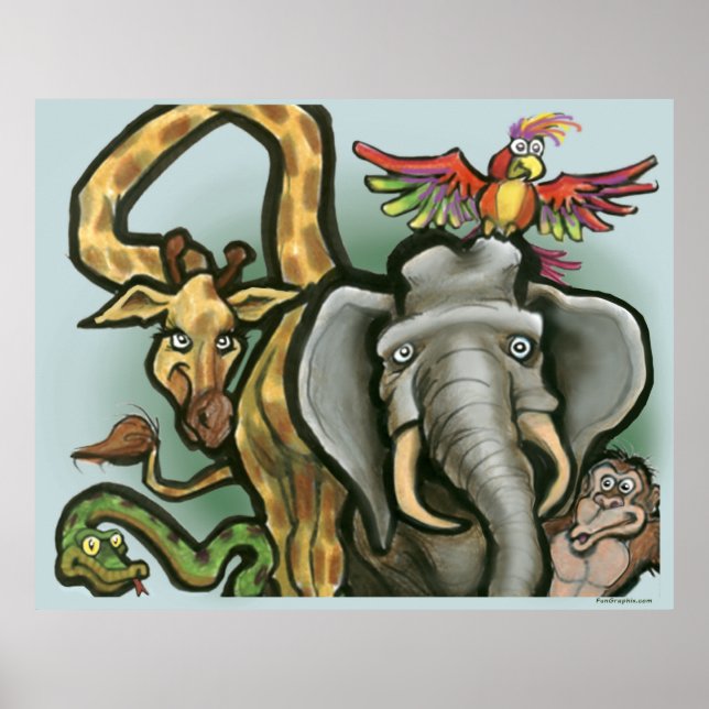 Djur Poster (Framsidan)