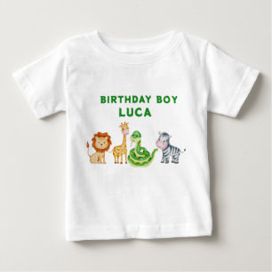 Djur Safari Födelsedags T-Shirt