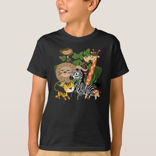 Djur Safari T Shirt (Framsida)
