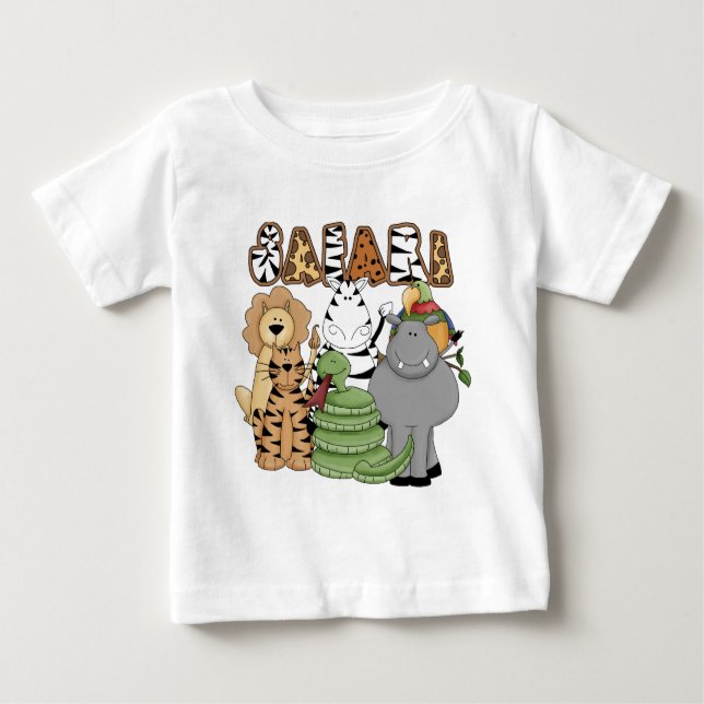 Djur Safari T-shirt (Framsida)