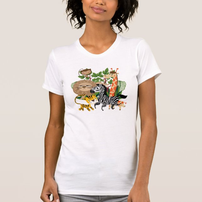 Djur Safari T Shirt (Framsida)