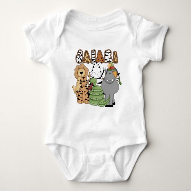 Djur Safari T-shirt (Framsida)