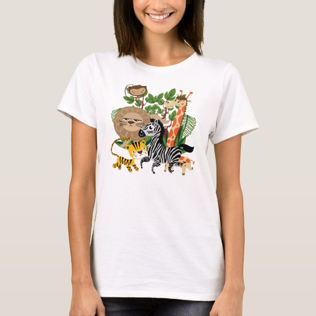 Djur Safari T-shirt (Framsida)