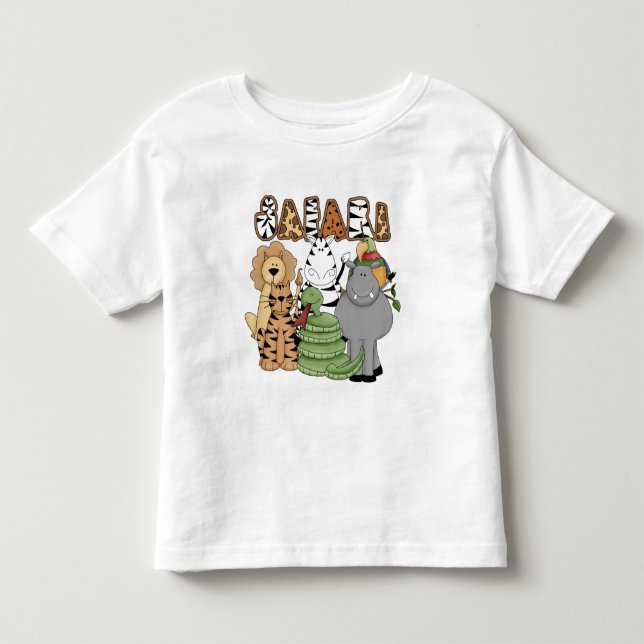 Djur Safari Tee Shirt (Framsida)