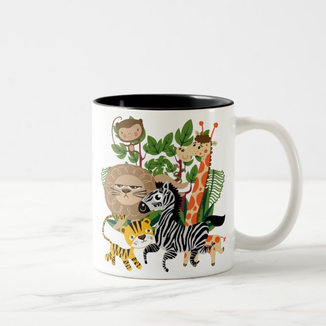 Djur Safari Två-Tonad Mugg (Höger)