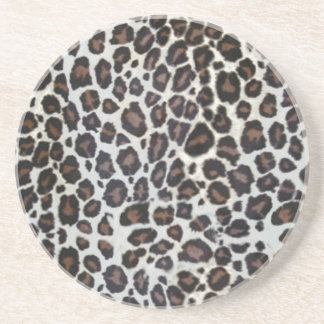 Djur safaritryckserie - leopard underlägg sandsten