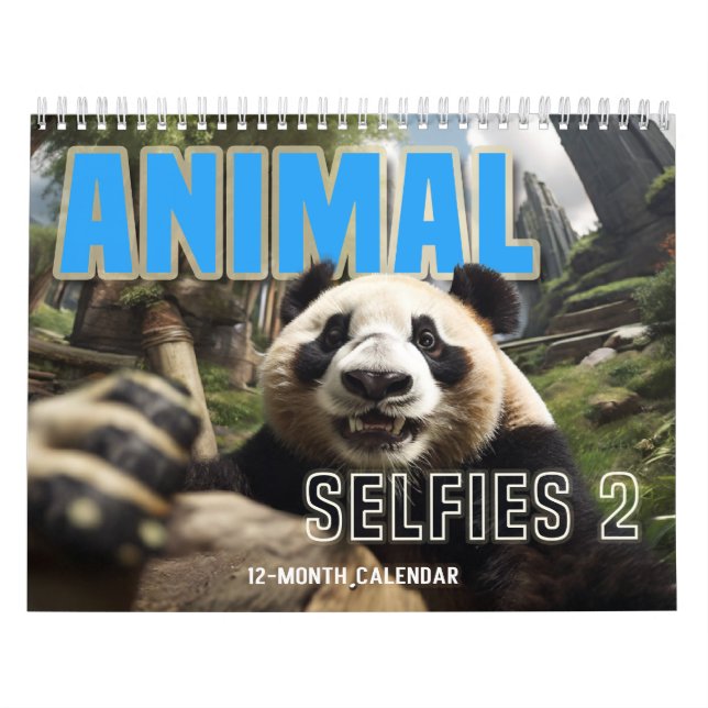 Djur Selfies 2 Kalender (Omslag)