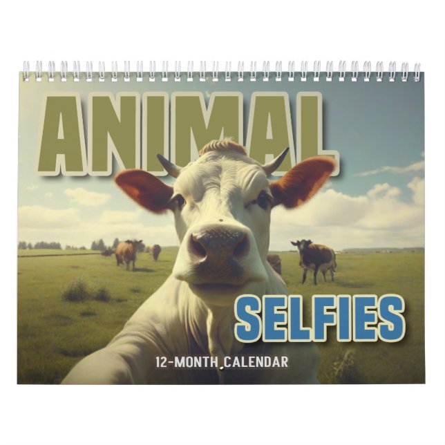 Djur Selfies Kalender (Omslag)