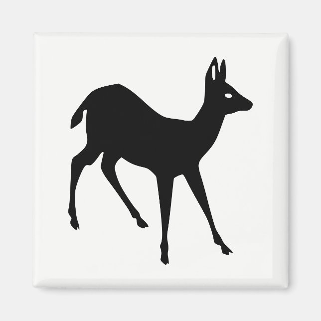 Djur Siluett Magnet (Framsidan)