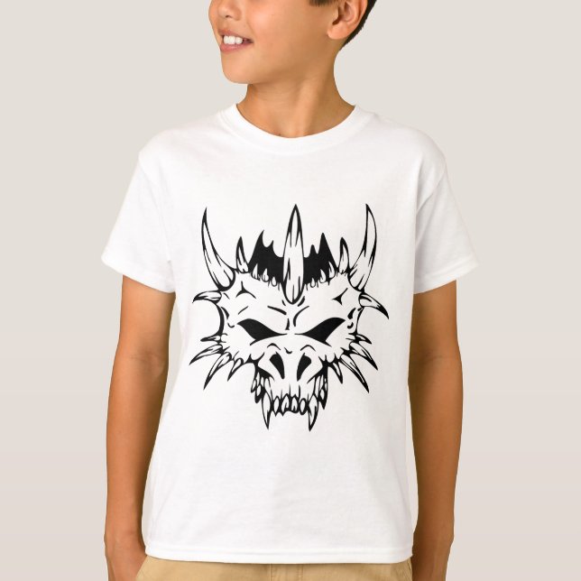 Djur skalle tee shirt (Framsida)